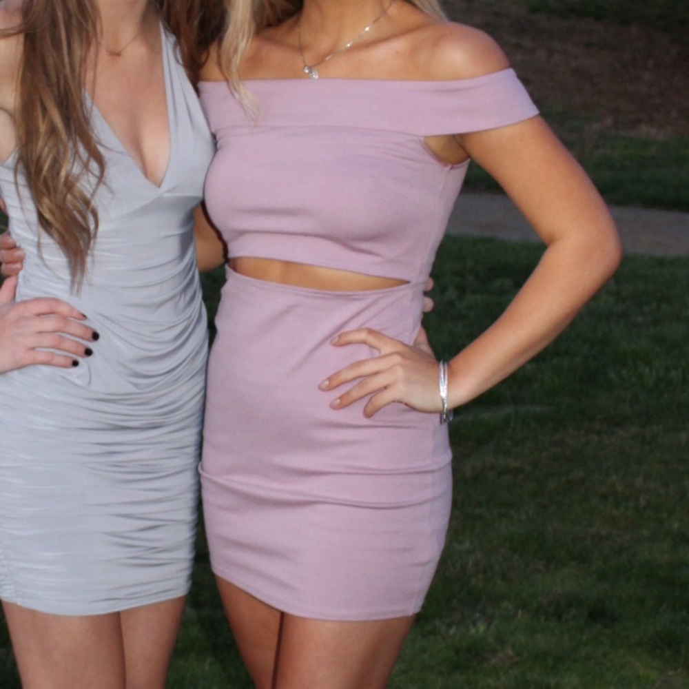 Silence + Noise Mauve Dress - Size Small